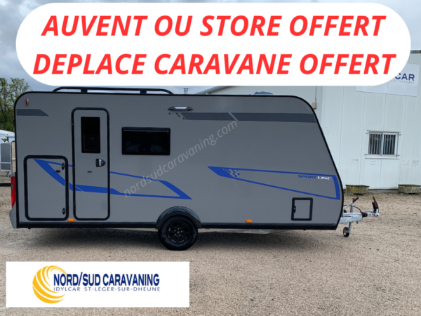 caravane caravelair sport line 476 vue extérieure