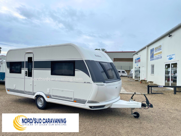 CARAVANE HOBBY DE LUXE 460 UFE VUE EXTERIEURE