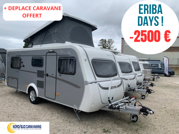 caravane surbaissée eriba feeling 442 vue extérieure