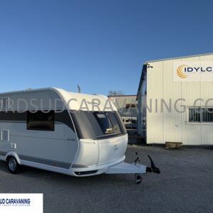 caravane hobby de luxe 460 sff vue extérieure