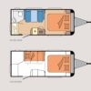 implantation caravane hobby de luxe 460 sff