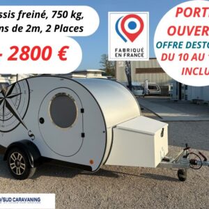 PROMO MISS DROP Série Limitée "THE FRENCH TOUCH" MINI CARAVANE TEAR DROP
