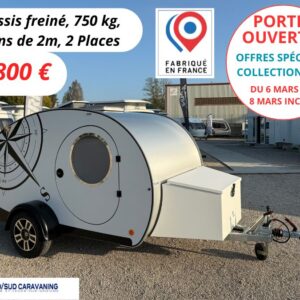 PROMO MISS DROP Série Limitée "THE FRENCH TOUCH" MINI CARAVANE TEAR DROP