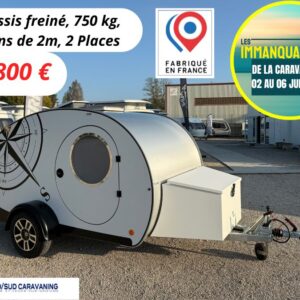 PROMO MISS DROP Série Limitée "THE FRENCH TOUCH" MINI CARAVANE TEAR DROP