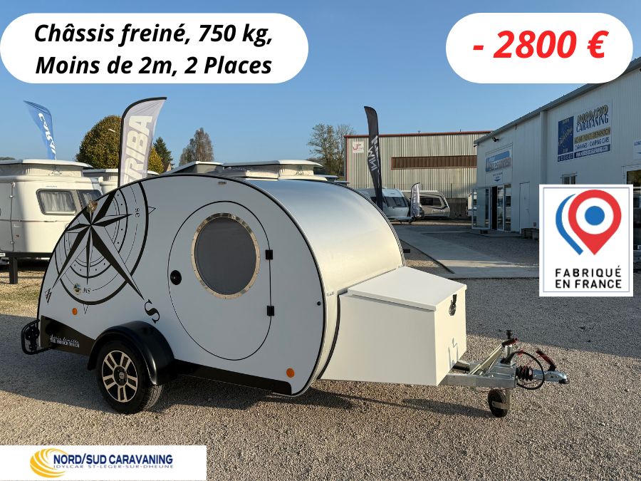 PROMO MISS DROP Série Limitée "THE FRENCH TOUCH" MINI CARAVANE TEAR DROP