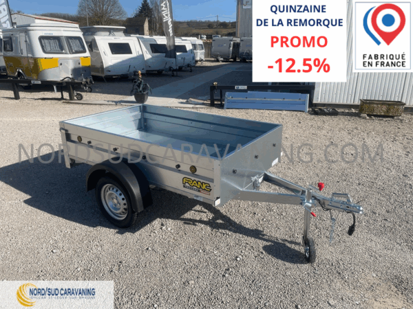 REMORQUE 2M FOND TOLE